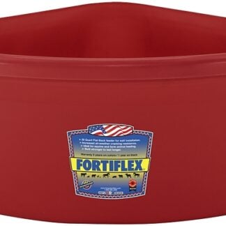 Fortex-Fortiflex CF-24R Corner Feeder, 24 qt Volume, Rubber Polymer, Red