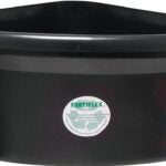 Fortex-Fortiflex CF24BX Corner Feeder, 24 qt Volume, Rubber Polymer, Black