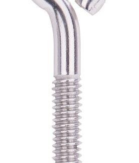 ProSource LR294 Eye Bolt, 6.2 mm Thread, Machine Thread, 1-1/2 in L Thread, 1 in Dia Eye, 196 lb Working Load Sells in Quantity of 10