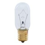 Feit Electric BP25T8N/CAN Incandescent Bulb, 25 W, T8 Lamp, Intermediate E17 Lamp Base, 2700 K Color Temp Sells in Quantity of 6