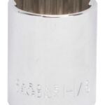 Vulcan MT6521348 Drive Socket, 1-1/16 in Socket, 1/2 in Drive, 12-Point, Chrome Vanadium Steel, Chrome