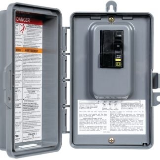 Square D QO CQOE250GFINM Load Center, 2 -Pole, 50 A, NEMA 3R Enclosure, Gray