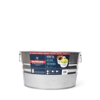 Behrens 1GS Wash Tub, 11 gal Capacity, Galvanized Steel