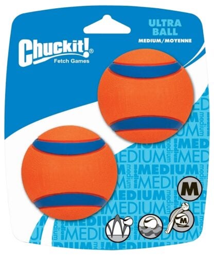 BALL CHUCKIT ULTRA 2PK MED Sells in Quantity of 2