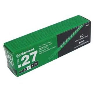 Ramset C3RS27 Powder Actuated Load Strip, Power Level: 3, Green Code, 10-Load, 0.27 in Dia, 1-1/2 in L Sells in Quantity of 6