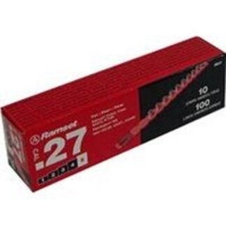 Ramset C5RS27 Powder Actuated Load Strip, Power Level: 5, Red Code, 10-Load, 0.27 in Dia, 1-1/2 in L Sells in Quantity of 6