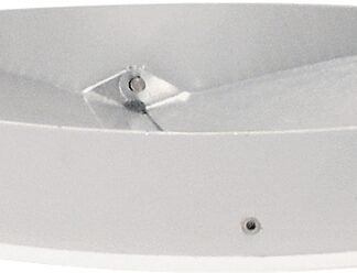 Air King ARD7R/E-22A Range Hood Collar, Round, Steel, Painted, For: QZ, DS and AV Series Range Hoods