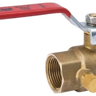 Southland 107-753NL Ball Valve, 1/2 in Connection, FPT x FPT, 500 psi Pressure, Brass Body