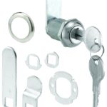 Defender Security U 9943KA Lock, Cam, Keyed Lock, Y13 Yale Keyway, Stainless Steel, Chrome