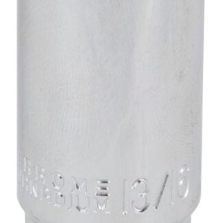 Vulcan MT6511968 Drive Socket, 13/16 in Socket, 1/2 in Drive, 6-Point, Chrome Vanadium Steel, Chrome