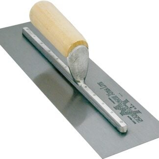 Marshalltown MX62 Finishing Trowel, 12 in L Blade, 4 in W Blade, Spring Steel Blade, Straight Handle, Wood Handle