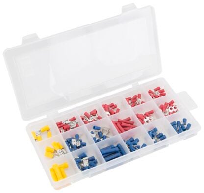 ProSource CP-1803L Electrical Terminals and Connectors Repair Kit, Plastic, 180 -Piece