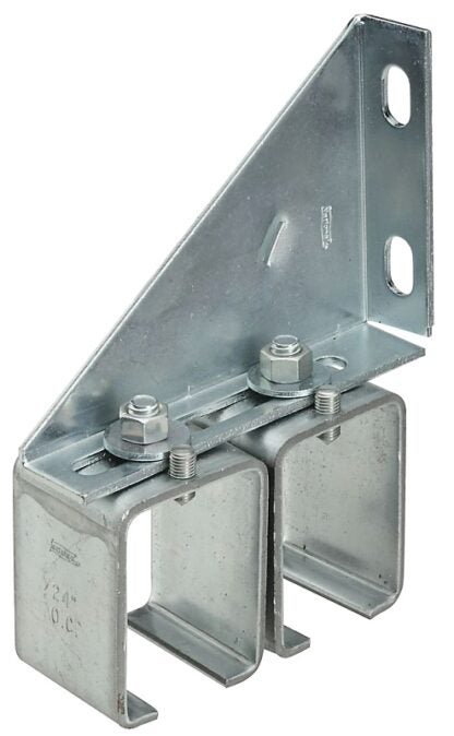 National Hardware N104-752 Double Splice Bracket, Steel, Galvanized, For: #5114 or #5116 Double Run Box Rail Sells in Quantity of 2