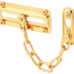 Defender Security U-9905 Chain Door Guard, Steel, Brass