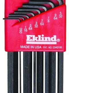 Eklind 13213 Hex Key Set, 13-Piece, Steel, Black