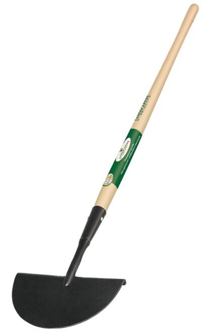 Landscapers Select 34623 Sidewalk/Garden Edger, Wood Handle, Premium Ash Handle