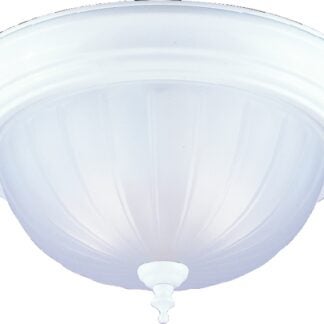 Boston Harbor F51WH02-1005-3L Two Light Flush Mount Ceiling Fixture, 120 V, 60 W, 2-Lamp, A19 or CFL Lamp