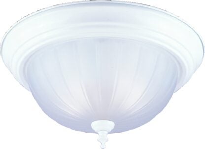 Boston Harbor F51WH02-1005-3L Two Light Flush Mount Ceiling Fixture, 120 V, 60 W, 2-Lamp, A19 or CFL Lamp