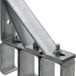 National Hardware N104-554 Box Rail Bracket, Steel, Galvanized Sells in Quantity of 2