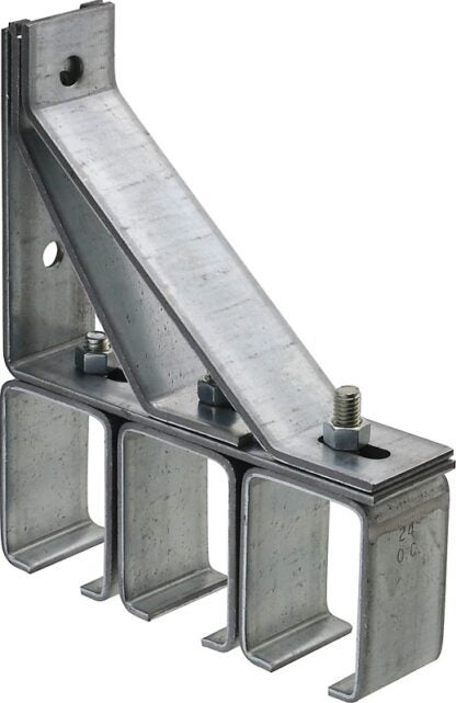 National Hardware N104-554 Box Rail Bracket, Steel, Galvanized Sells in Quantity of 2