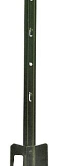 Jackson Wire 14025845 U-Post, 3 ft H, Steel, Green, Plain