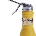 DL Goldenrod 610 Pistol Pump Oiler, 6 oz Capacity, Straight Spout, Plastic, Yellow