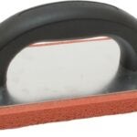 Marshalltown RRF94F Masonry Float, 9 in L Blade, 4 in W Blade, 5/8 in Thick Blade, Fine Rubber Blade, Plastic Handle