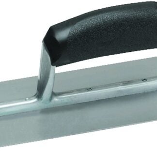 Marshalltown FT114P Finishing Trowel, 11 in L Blade, 4-1/2 in W Blade, Steel Blade, Curved Handle, Plastic Handle