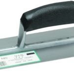 Marshalltown FT144P Finishing Trowel, 14 in L Blade, 4 in W Blade, Steel Blade, Curved Handle, Plastic Handle