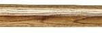 Link Handles 64777 Axe Handle, 36 in L, American Hickory Wood, Clear Lacquer Fire, For: Splitting Maul