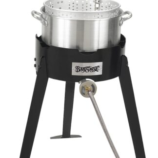 Bayou Classic 2212 Fryer Cooking Kit, 10 qt Capacity, Aluminum