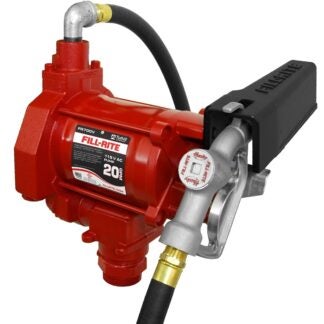 Fill-Rite FR700V Fuel Transfer Pump, Motor: 1/3 hp, 115 VAC, 5.5 A, 1725 rpm, 30 min Duty Cycle, 3/4 in Outlet