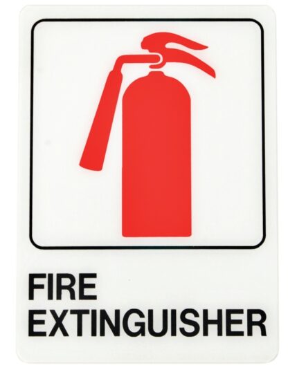 SIGN FIRE EXTNGR 5X7IN PLASTIC Sells in Quantity of 5