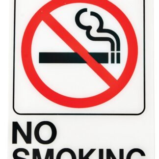 SIGN NO SMOKING 5X7IN PLASTIC Sells in Quantity of 5