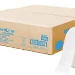 North American Paper Classic Series 880499 Bathroom Tissue, 1000 ft L Roll, 2-Ply, Paper