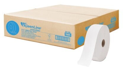 North American Paper Classic Series 880499 Bathroom Tissue, 1000 ft L Roll, 2-Ply, Paper