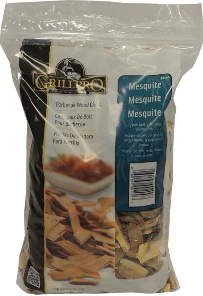 GrillPro 00200 Smoking Chips, Mesquite, Wood, 170 cu-in Bag