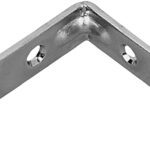 ProSource CB-Z025-013L Corner Brace, 2-1/2 in L, 2-1/2 in W, 5/8 in H, Steel, Zinc-Plated, 2 mm Thick Material Sells in Quantity of 25