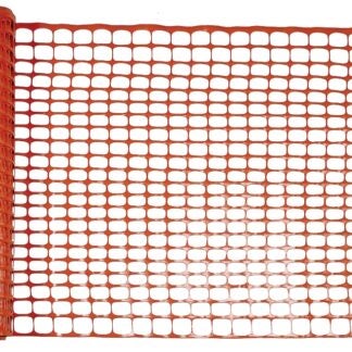 Mutual Industries 14993-48 Safety Fence, 100 ft L, 1-1/4 x 4 in Mesh, Plastic, Orange