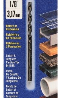 ARTU 01010 Jobber Drill Bit, 1/8 in Dia, 2-5/8 in OAL, Parabolic Flute, 1/8 in Dia Shank, Straight Shank