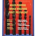 ARTU 01505 Drill Bit Set, Multi-Purpose, 5-Piece, Cobalt