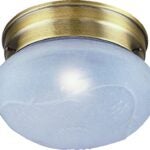 Boston Harbor F14AB01-8063-3L Single Light Round Ceiling Fixture, 120 V, 60 W, 1-Lamp, A19 or CFL Lamp