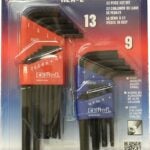 Eklind 10022 Hex Key Combo Set, 22-Piece, Steel, Black