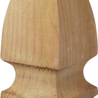 UFP 106515 Post Top, 6-3/4 in H, French Gothic, Pine, White