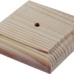 UFP 106096 Post Cap, 4 in L, 4 in W, Pine Wood