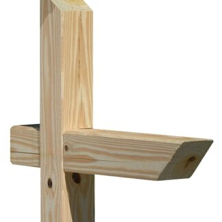 UFP 106053 Mailbox Post, 4 in L, 4 in W, 72 in H, Wood, Pressure-Treated