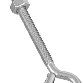 National Hardware N221-127 Eye Bolt, 1/4-20 Thread, 2-3/4 in L Thread, 0.56 in ID Dia Eye, 3.02 in L Shank, Steel, Zinc Sells in Quantity of 20