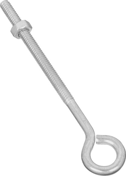 National Hardware N221-135 Eye Bolt, 1/4-20 Thread, 3 in L Thread, 0.56 in ID Dia Eye, 4.02 in L Shank, Steel, Zinc Sells in Quantity of 20