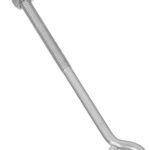 National Hardware N221-143 Eye Bolt, 1/4-20 Thread, 3 in L Thread, 0.56 in ID Dia Eye, 5.02 in L Shank, Steel, Zinc Sells in Quantity of 20