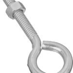 National Hardware N221-218 Eye Bolt, 5/16-18 Thread, 1-3/4 in L Thread, 3/4 in ID Dia Eye, 1.97 in L Shank, Steel, Zinc Sells in Quantity of 10